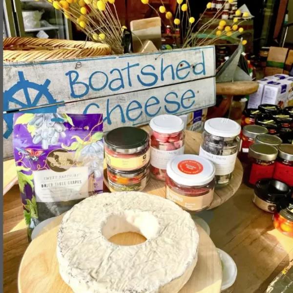Mornington Peninsula Cheese & Wine tour Boatshed cheese layout