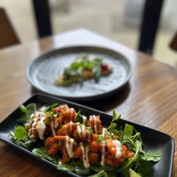 Enhanced Wine Explorer - Pier 10 - Sample food and table at the restaurant