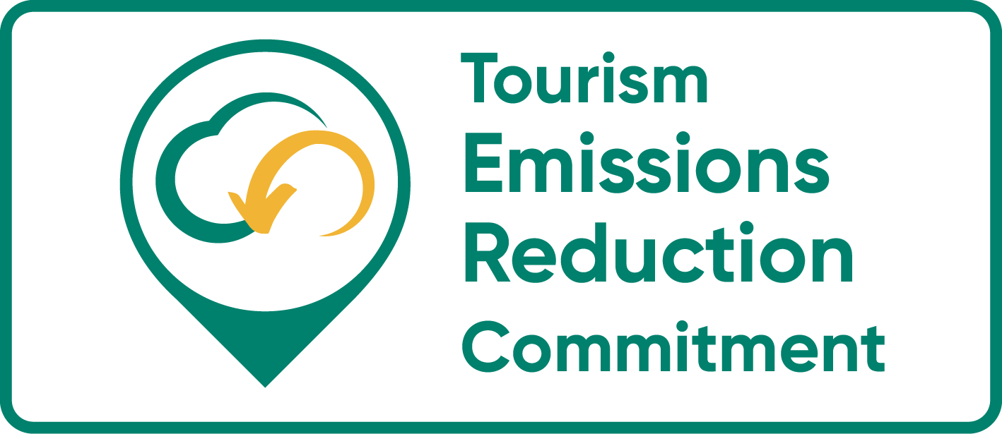 Badge - Tourism emissions reduction commitment